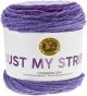 Lion Brand Yarn Just My Stripe Grape Pack of 1 Skein