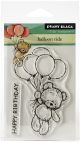 Penny Black Clear Stamps Balloon Ride 3 inch X4 inch 