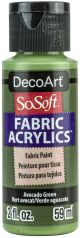 SoSoft Fabric Acrylic Paint 2oz Avocado Green