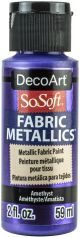 SoSoft Fabric Acrylic Metallic Paint 2oz Amethyst