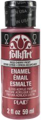 FolkArt Enamel Paint 2oz Metallic Cherry Frost