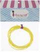 Dress My Crafts Satin Ribbon Twine 3m Yellow