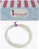 Dress My Crafts Satin Ribbon Twine 3m Off White