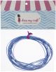 Dress My Crafts Satin Ribbon Twine 3m Dark Blue