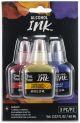 Brea Reese Alcohol Inks 20ml 3 Per Pkg Cadmium Red Cadmium Yello with Ultramarine 