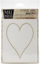 Studio 490 Wendy Vecchi Laser Cut Mat Minis Heart Frames