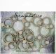 Scrapaholics Laser Cut Chipboard 1.8mm Thick Circle Clusters 6 Per Pkg 1.5 inch 4.25 inch 