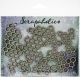 Scrapaholics Laser Cut Chipboard 1.8mm Thick Honeycomb Pieces 6 Per Pkg 1.5 inch 3.5 inch 