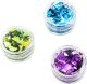 American Crafts Color Pour Foil Flakes .1oz Cool 6 Per Pkg