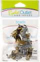 Eyelet Outlet Shape Brads 12 Per Pkg Zebra Lion And Tiger