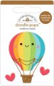 Doodlebug Doodle Pops 3D Stickers Up Up and Away I Heart Travel