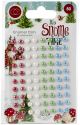 Craft Consortium Adhesive Enamel Dots 80 Per Pkg Assorted Colors