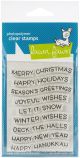 Lawn Fawn Clear Stamps 3 inch X4 inch Winter Wavy Sayings