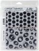 Tim Holtz Cling Stamps 7 inch X8.5 inch Dots and Circles