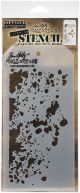 Tim Holtz Layered Stencil 4.125 inch X8.5 inch Grime