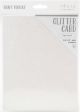 Craft Perfect Glitter Cardstock 8.5 inch X11 inch 5 Per Pkg Sugar Crystal