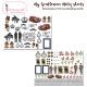 Dress My Craft Image Sheet 240gsm A4 2 Per Pkg The Gentleman