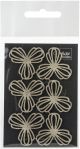 Couture Creations Peaceful Peonies Chipboard 6 Per Pkg Trillium Flowers