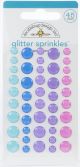 Doodlebug Sprinkles Adhesive Glitter Enamel Dots 45 Per Pkg Winter Assortment Winter Wonderland