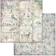 Stamperia Double Sided Paper Pad 8 inch X8 inch 10 Per Pkg Cosmos 10 Designs 1 Each