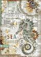 Stamperia Rice Paper Sheet A4 Seahorse