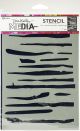 Dina Wakley Media Stencils 9 Inch X6 Inch Lines 1 Pack of 1 Piece