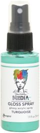 Dina Wakley Media Gloss Sprays 2oz Turquiose 1 Pack of 1 Piece