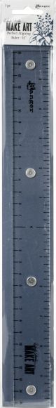 Wendy Vecchi Make Art Perfect Aligning 12 inch Ruler 1 Pack of 1 Piece