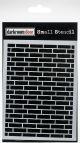 Darkroom Door Stencil 4.5 Inch X6 Inch Brick Wall