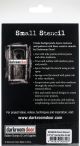Darkroom Door Stencil 4.5 inch X6 inch Handwritten Script