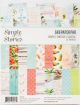 Simple Stories Double Sided Paper Pad 6 inch X8 inch 24 Per Pkg Simple Vintage Coastal