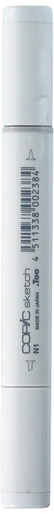 Copic Sketch Markers N1 Sketch Neutral Gray