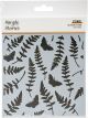 Simple Vintage Great Escape Stencil 6 inch X6 inch Butterfly Fern