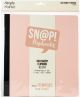 Simple Stories Snp Flipbook 6 Inch X8 Inch Blush