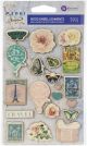 Capri Wood Stickers 19 Per Pkg 