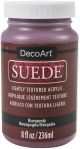 Americana Suede Paint 8oz Burgundy