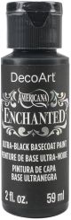 Americana Enchanted Paint 2oz Ultra Black Basecoat