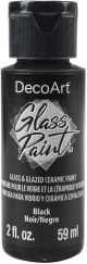 DecoArt Glass Paint 2oz Black