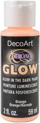 Americana Glow In The Dark Paint 2oz Orange