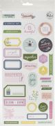 PinkFresh Cardstock Stickers Noteworthy