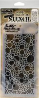 Tim Holtz Layered Stencil 4.125 Inch X8.5 Inch Bubbles Layered