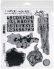 Tim Holtz Cling Stamps 7 inch X8.5 inch Grunged