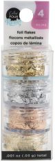 American Crafts Color Pour Resin Mix Ins Foil Flakes Metallic 4 Per Pkg