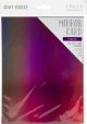 Craft Perfect Mirror Cardstock 92lb 8.5 Inch X11 Inch 5 Per Pkg Iridescent Purple Rain