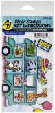 Art Impressions Critter Cubbies Clear Stamp and Die Set Bus