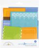 Doodlebug Cards and Envelopes 12 Per Pkg Party Time 6 Cards Per 6 Envelopes