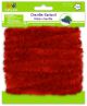 Chenille Garland With Tinsel .4 inch X9.8 Red