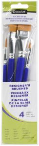 DecoArt Designer Series Brushes Basecoat Set