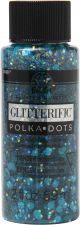 Folkart Glitterific Polk A Dots Paint 2oz Mermaid Tail