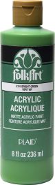 Folk Art Acrylic Paint 8oz Bright Green